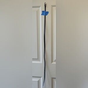 Black Leather Belt - 2ft Long